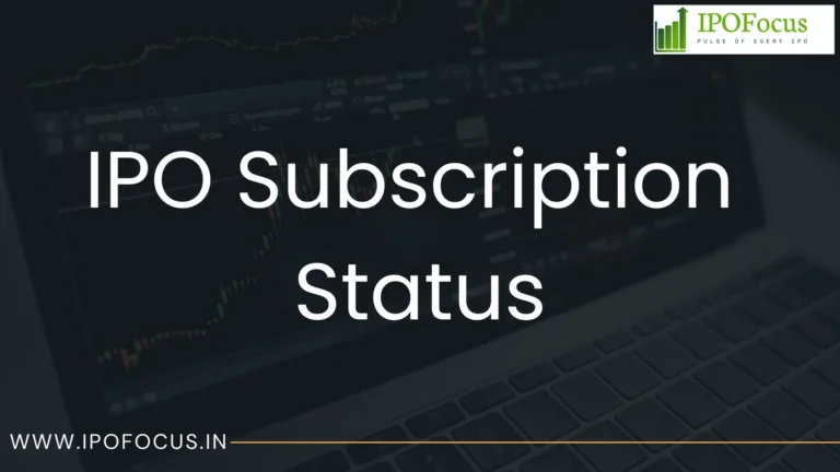 IPO Subscription Status